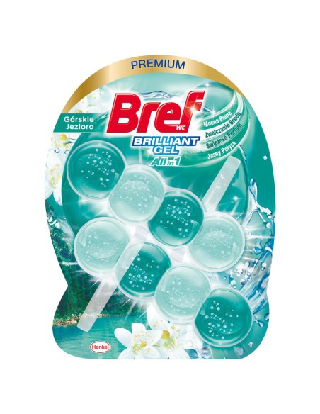 Żelowa zawieszka do toalety górskie jezioro Bref  2x42 g 9000101558401