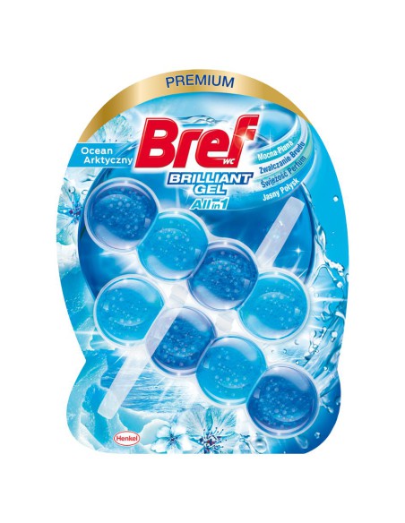 Zawieszka toaletowa żelowa Bref Ocean Arktyczny 2x42g - Zawieszki i krążki do WC Zawieszka toaletowa żelowa Bref Ocean Arktyczny 2x42g 9000101509397