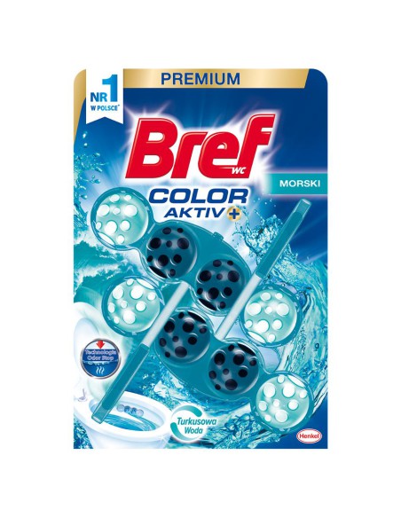 Zawieszka toaletowa o zapachu morskim Bref Color Aktiv 2x50 g 9000101093698