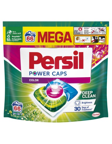 Kapsułki do prania kolorowego Persil Power Caps 66 szt. - Kapsułki do prania