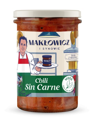 Chili Sin Carne Makłowicz i Synowie 500g - Dania gotowe