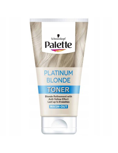 Toner do włosów przeciwko żółtym tonom Palette Platinium Blond 150ml 9000101232943