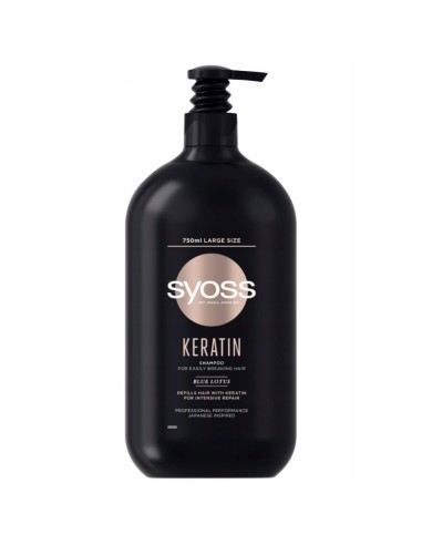 Szampon do włosów łamliwych Syoss Keratin 750ml - Szampony do włosów