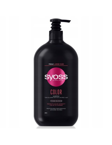 Szampon do włosów farbowanych i rozjaśnianych Syoss Color 750ml 5201143149259