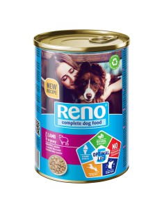Mokra karma dla psa kawałki dla psa z jagnięciną w sosie 415g Reno 5999566111860