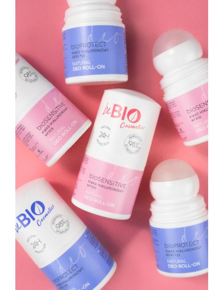 Naturalny deo roll-on z kwasem hialuronowym i ekstraktem z dzikiego ryżu beBIO 50ml - Antyperspiranty i dezodoranty Naturalny deo roll-on z kwasem hialuronowym i ekstraktem z dzikiego ryżu beBIO 50ml 5908233663083 2