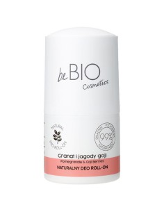 Naturalny dezodorant roll-on z ekstraktem z owoców goji i granatu beBIO 50ml 5906874025949