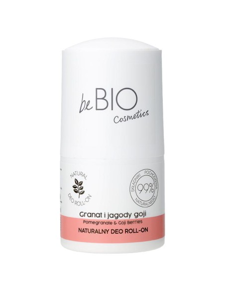 Naturalny dezodorant roll-on z ekstraktem z owoców goji i granatu beBIO 50ml 5906874025949