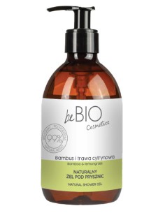 Żel pod prysznic z ekstraktem z bambusa i trawy cytrynowej beBIO 400ml 5906874025741