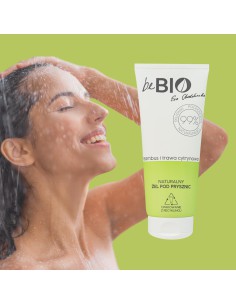 Naturalny żel pod prysznic z ekstraktem z bambusa i trawy cytrynowej beBIO 200ml 5906874025604 2