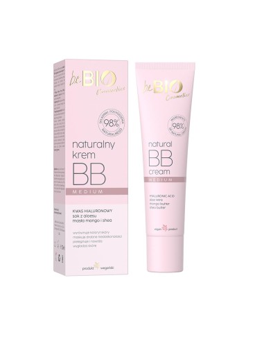 Naturalny krem BB beBIO 30ml kolor średni 5907731958844 2