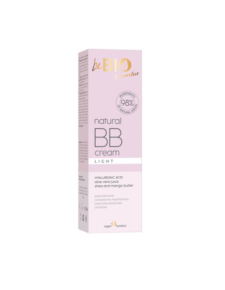 Lekki krem BB beBIO 30ml kolor jasny 5908233662284 2