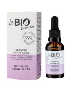 Odżywczo–regenerujący olejek do twarzy beBIO 30ml 5908233660211