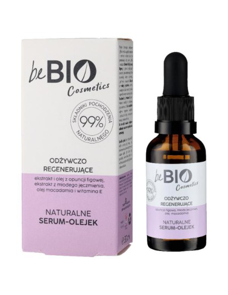 Odżywczo–regenerujący olejek do twarzy beBIO 30ml 5908233660211