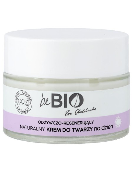 Naturalny krem do twarzy odżywczo–regenerujący na dzień beBIO 50ml 5908233660198