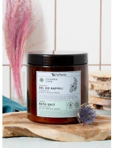 Naturalna sól do kąpieli z białą glinką Pharma Care Biała Frezja 800g  2