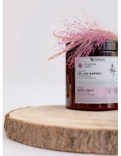 Naturalna sól do kąpieli z fioletową glinką Pharma Care Magnolia 800g  2