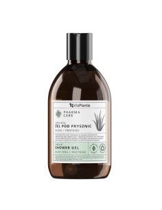 Naturalny żel pod prysznic Pharma Care Aloes i Proteiny 500ml 5907618136136