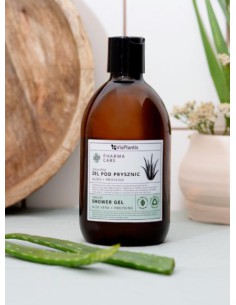 Naturalny żel pod prysznic Pharma Care Aloes i Proteiny 500ml 5907618136136 2