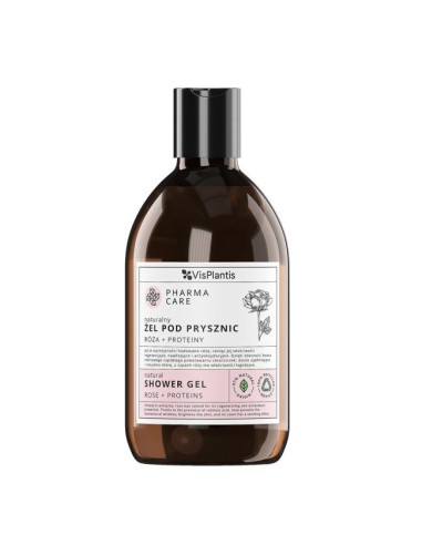 Naturalny żel pod prysznic Pharma Care Róża i Proteiny 500ml 5907618136143