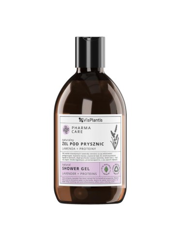 Naturalny żel pod prysznic Pharma Care Lawenda i Proteiny 500ml - Żele pod prysznic