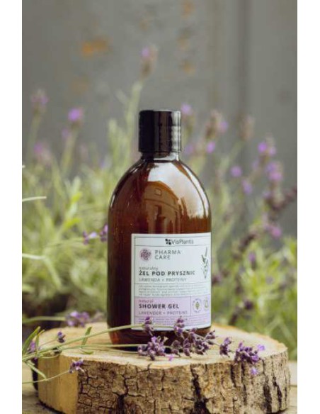 Naturalny żel pod prysznic Pharma Care Lawenda i Proteiny 500ml 5907618136129 3