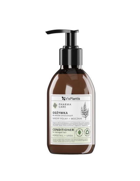 Odżywka do włosów zniszczonych Skrzyp Mocznik Pharma Care 300ml 5907618136600