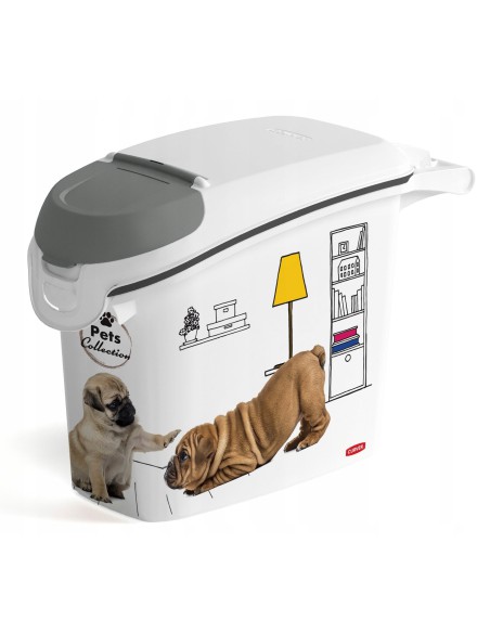 Pojemnik do przechowywania suchej karmy zamykany 15L 6kg Curver 3253924831992