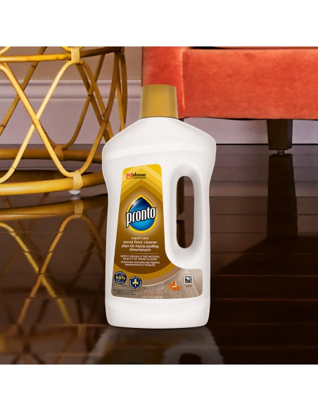 Płyn do mycia podłóg drewnianych z olejkiem migdałowym Pronto Expert Care 750ml 5000204635225 4