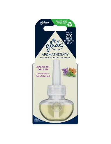 Zapas do odświeżacza powietrza Glade Aromatherapy Electric scented oil zapach Moment of Zen 20ml - Supermarket