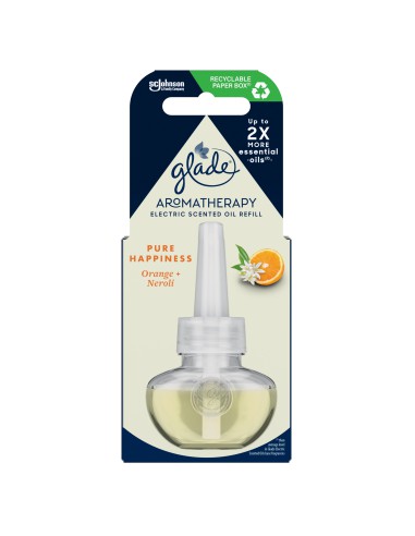 Zapas do odświeżacza powietrza Glade Aromatherapy Electric scented oil zapach Pure Happiness 20ml - Supermarket
