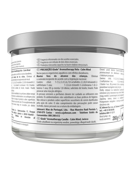 Świeca zapachowa Glade Aromatherapy Calm Mind 260g 5000204228922 2