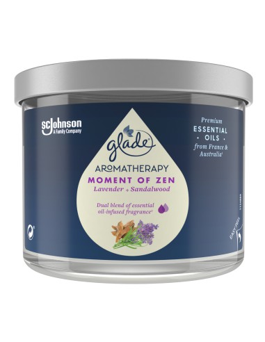 Świeca zapachowa Glade Aromatherapy Moment of Zen 260g - Świece zapachowe