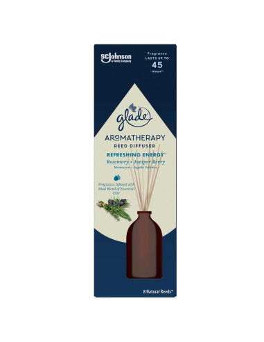 Patyczki zapachowe Glade Aromatherapy Reed Diffuser zapach Refreshing Energy 80ml - Patyczki zapachowe