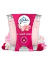 Świeca zapachowa Glade I love you 129g