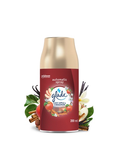 Wkład do odświeżacza powietrza Glade Automatic Spray Cosy Apple & Cinnamon 269ml - Odświeżacze automatyczne