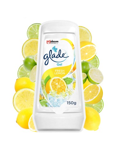 Odświeżacz powietrza w żelu Glade Fresh Lemon 150g - Odświeżacze żelowe