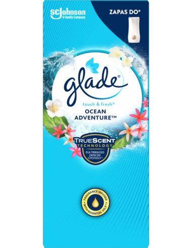Zapas do odświeżacza powietrza Glade Touch & Fresh zapach Ocean Adventure 10ml - Supermarket
