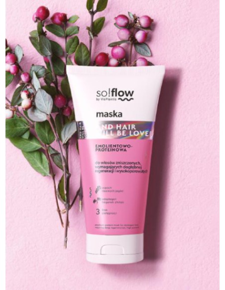 Zestaw do włosów wymagających głębokiej regeneracji so!flow Szampon + Odżywka + Maska - Zestawy do włosów Zestaw do włosów wymagających głębokiej regeneracji so!flow Szampon + Odżywka + Maska 5907618138062 9
