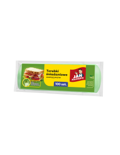 Wiązane torebki śniadaniowe 500szt Jan Niezbędny 5900536256344 2