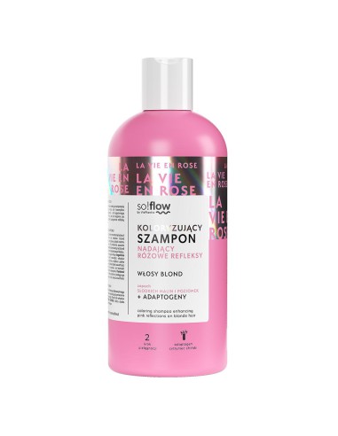 Koloryzujący szampon do włosów dla blondynek so!flow 300ml 5907618137751