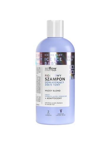 Fioletowy szampon dla włosów blond ochładzający żółte tony so!flow 300ml 5907618137737