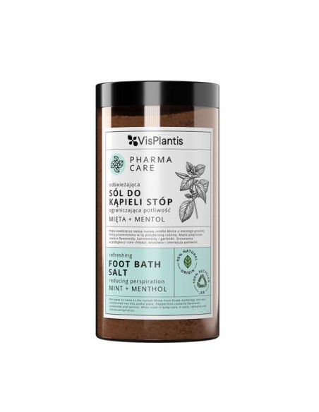 Odświeżająca sól do stóp ograniczająca potliwość Pharma Care 560g 5907618137874