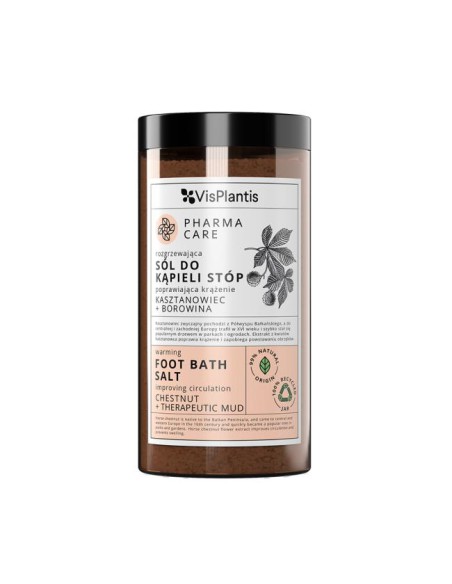 Rozgrzewająca sól do stóp poprawiająca krążenie Pharma Care 560g 5907618137881