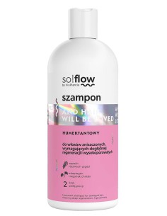Humektantowy szampon do włosów wysokoporowatych i zniszczonych so!flow 300ml 5907618136396