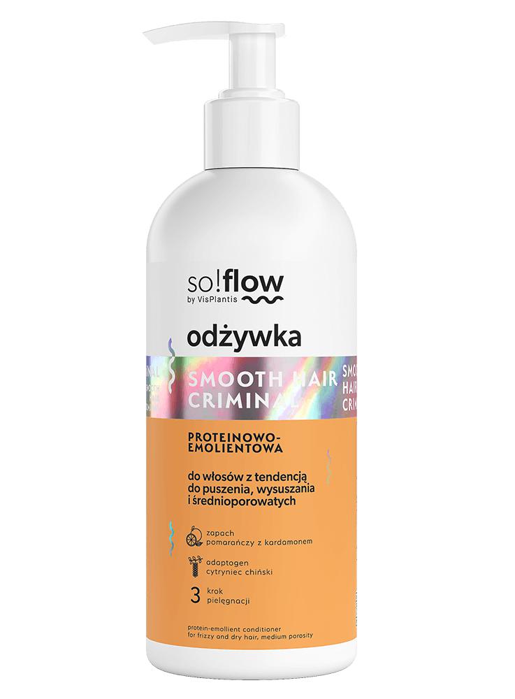 So!Flow Proteinowo-Emolientowa Odżywka Do Włosów Średnioporowatych Z Tendencją Do Puszenia 300Ml