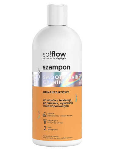 Humektantowy szampon do włosów średnioporowatych z tendencją do puszenia so!flow 300ml - Szampony do włosów
