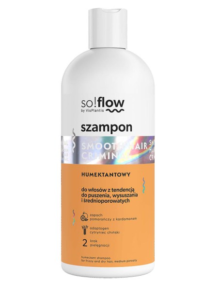 Humektantowy szampon do włosów średnioporowatych z tendencją do puszenia so!flow 300ml 5907618136365