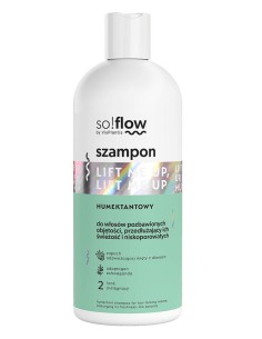 Humektantowy szampon do włosów niskoporowatych i pozbawionych objętości so!flow 300ml 5907618136334