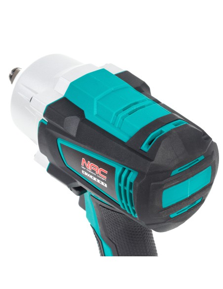 Poręczna zakrętarka klucz udarowy akumulatorowy z silnikiem bezszczotkowym NAC IW-600-BL-LI-20V - body 5902490787100 6